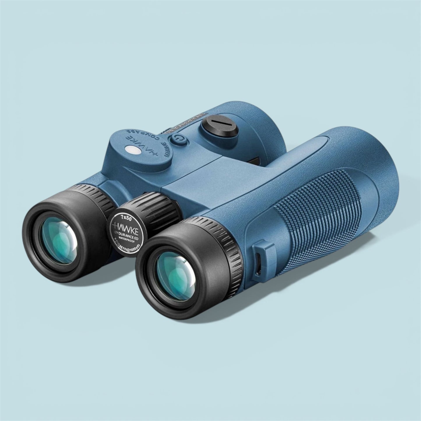 HAWKE Endurance ED Marine 7x50 Blue Compass Binoculars | Nautical Performance & Precision Ranging