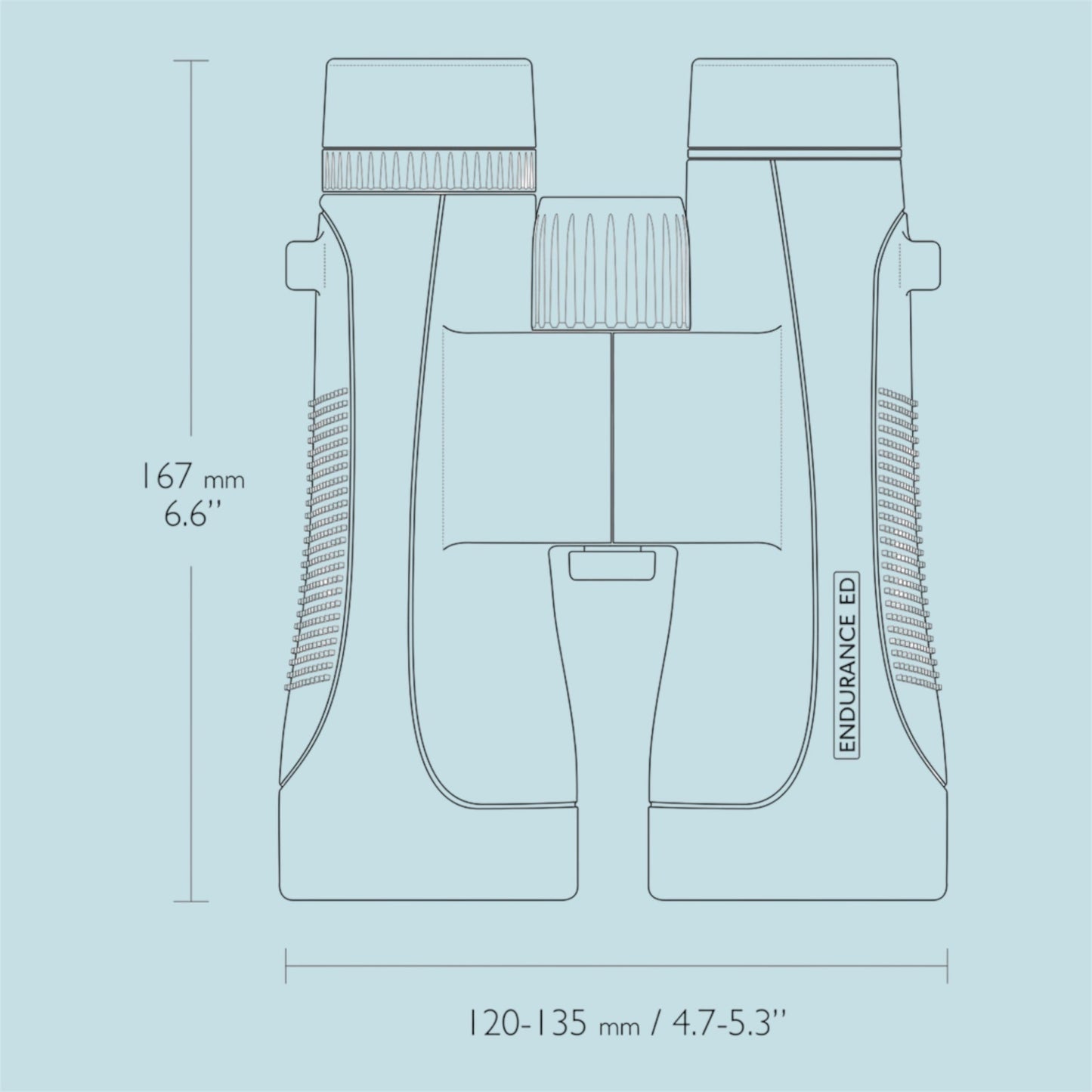 HAWKE Endurance ED 12x50 Green Binoculars | Long-Range Detail and Stability